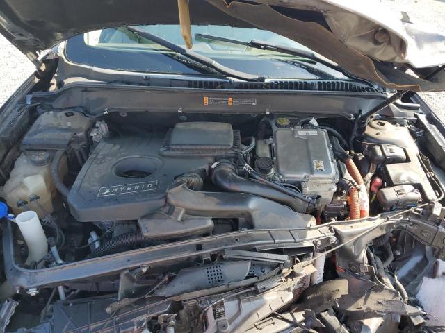 3LN6L2LU2FR610191 - 2015 LINCOLN MKZ HYBRID GRAY photo 11