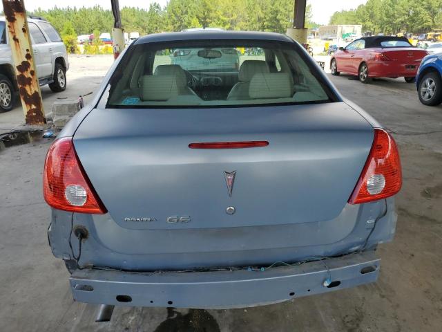 1G2ZG57B294211637 - 2009 PONTIAC G6 BLUE photo 6