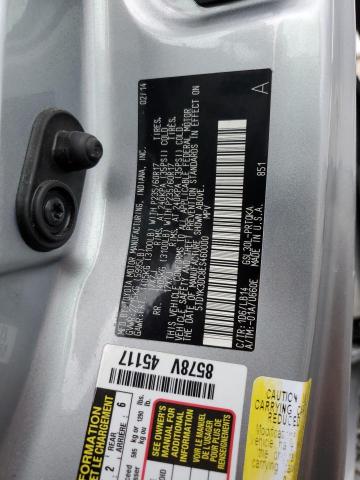 5TDYK3DC8ES460000 - 2014 TOYOTA SIENNA XLE SILVER photo 13