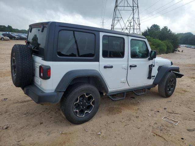1C4HJXDN0MW718438 - 2021 JEEP WRANGLER UNLIMITED SPORT WHITE photo 3