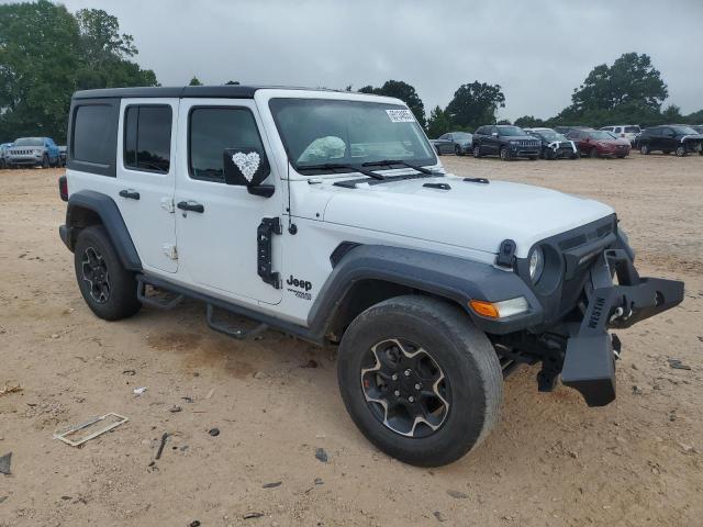 1C4HJXDN0MW718438 - 2021 JEEP WRANGLER UNLIMITED SPORT WHITE photo 4