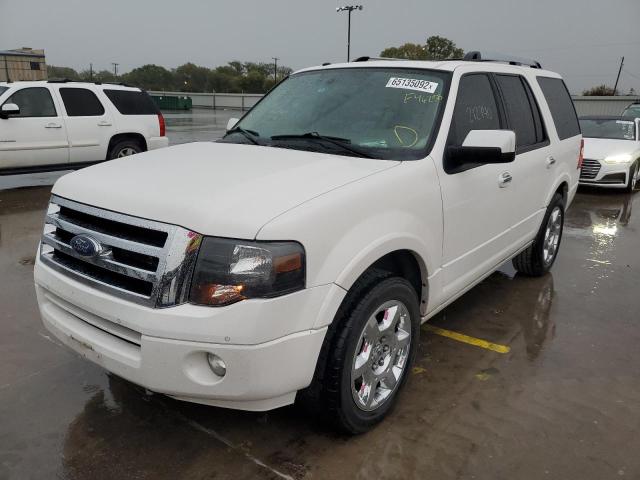 1FMJU1K50DEF46258 - 2013 FORD EXPEDITION LIMITED WHITE photo 2