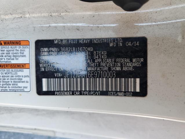 JF1ZNAA16E9710003 - 2014 TOYOTA SCION FR-S 白色 照片 12