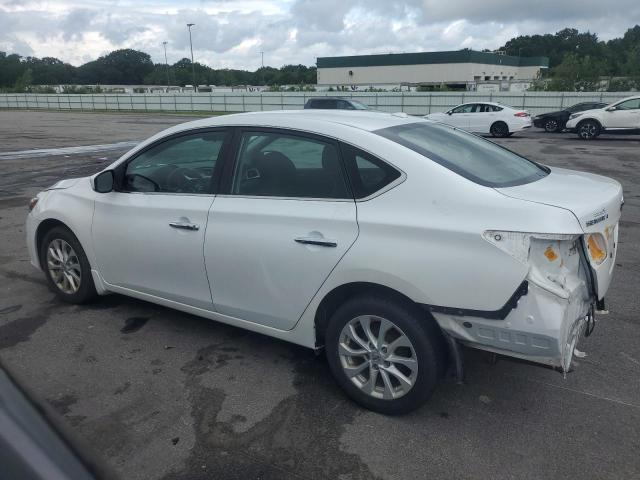 3N1AB7AP8KY349342 - 2019 NISSAN SENTRA S WHITE photo 2