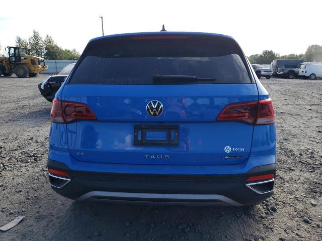 3VVWX7B2XNM044316 - 2022 VOLKSWAGEN TAOS SE BLUE photo 6