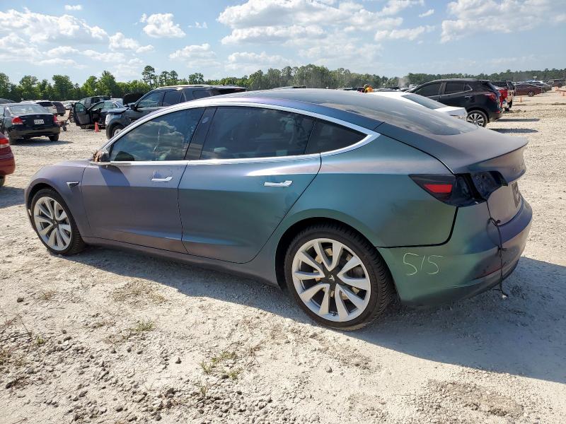 5YJ3E1EB3JF112082 - 2018 TESLA MODEL 3 BLUE photo 2