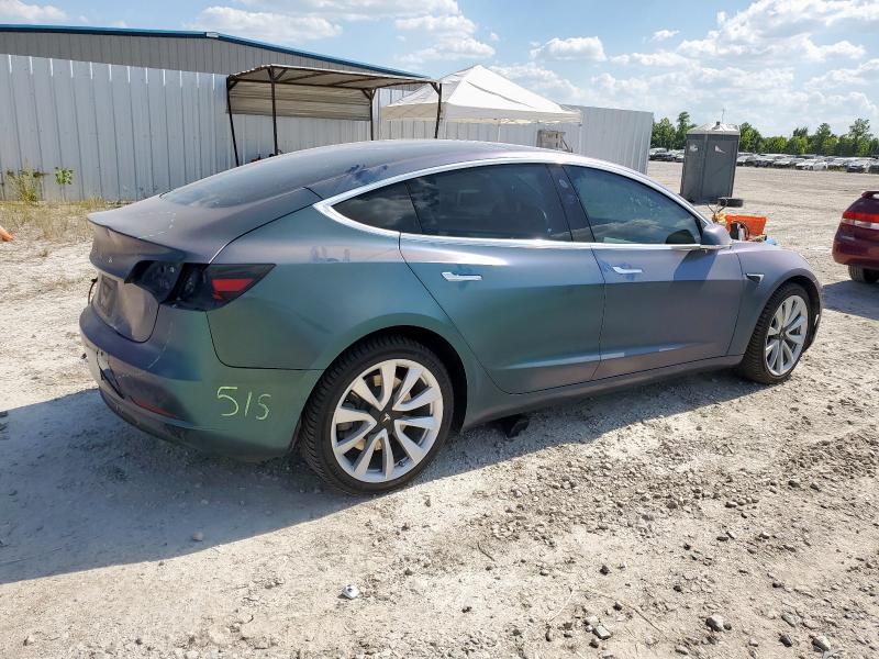 5YJ3E1EB3JF112082 - 2018 TESLA MODEL 3 BLUE photo 3