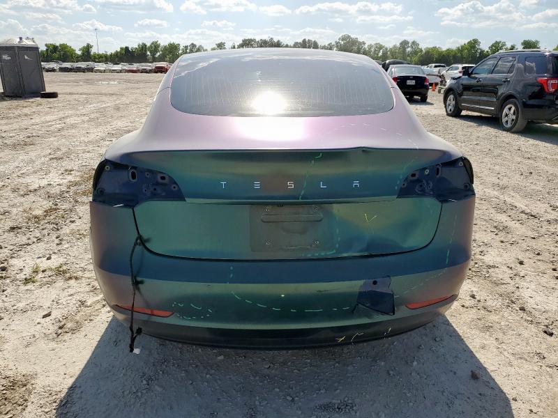 5YJ3E1EB3JF112082 - 2018 TESLA MODEL 3 BLUE photo 6