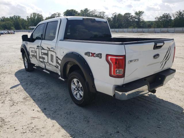 1FTEW1EG0FFB88539 - 2015 FORD F150 SUPERCREW WHITE photo 2