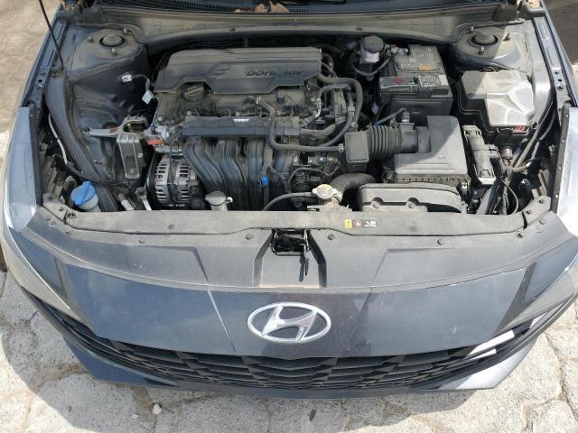 5NPLM4AG1NH085980 - 2022 HYUNDAI ELANTRA SEL GRAY photo 11