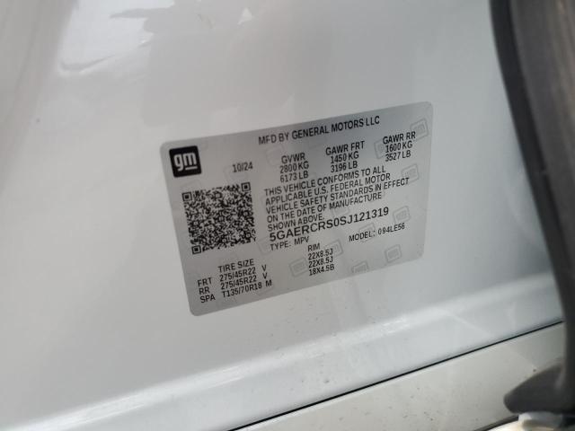 5GAERCRS0SJ121319 - 2025 BUICK ENCLAVE AVENIR WHITE photo 13