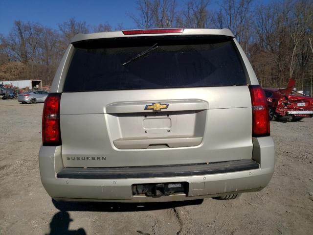 1GNSKJKC0FR263651 - 2015 CHEVROLET SUBURBAN K1500 LT TAN photo 6