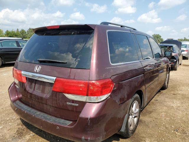 5FNRL3H90AB056655 - 2010 HONDA ODYSSEY TOURING MAROON photo 3