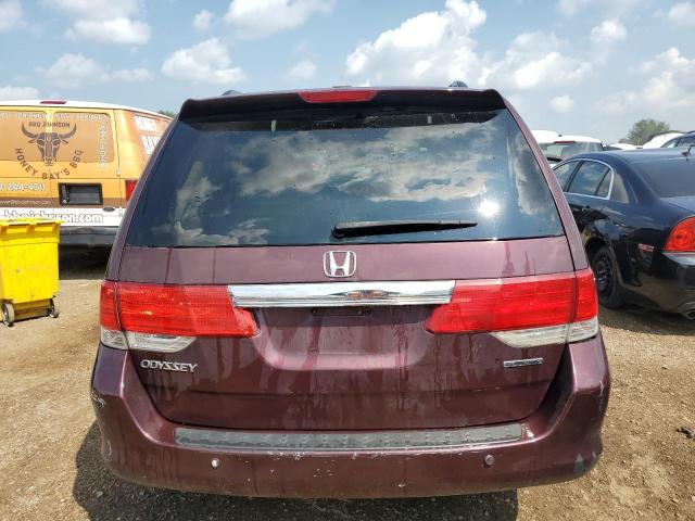 5FNRL3H90AB056655 - 2010 HONDA ODYSSEY TOURING MAROON photo 6