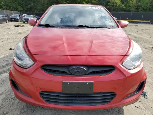 KMHCT5AE8CU005872 - 2012 HYUNDAI ACCENT GLS RED photo 5