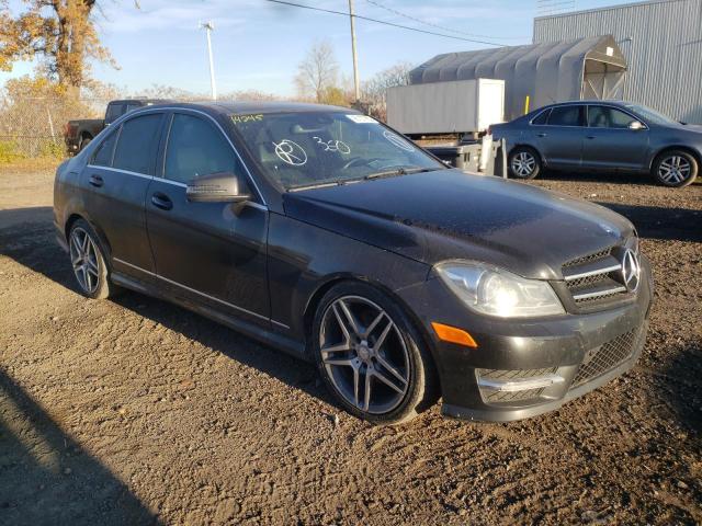 WDDGF8JB3DA779475 - 2013 MERCEDES-BENZ C 350 4MATIC BLACK photo 1