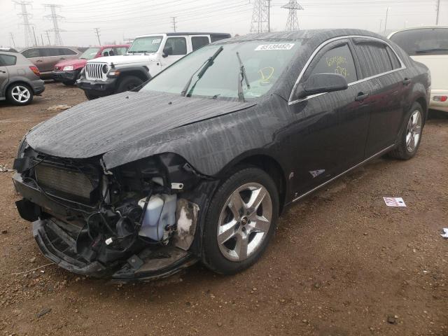 1G1ZH57B59F175822 - 2009 CHEVROLET MALIBU 1LT BLACK photo 2