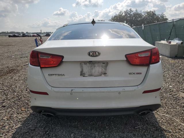 5XXGN4A76EG347163 - 2014 KIA OPTIMA EX WHITE photo 6