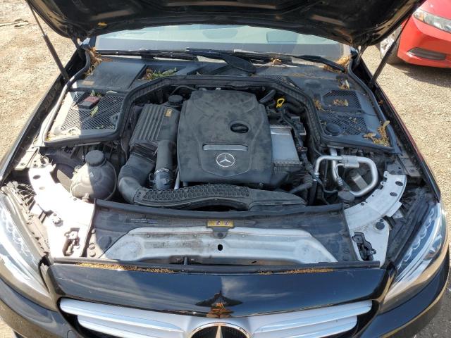 55SWF4KBXFU089972 - 2015 MERCEDES-BENZ C 300 4MATIC BLACK photo 11
