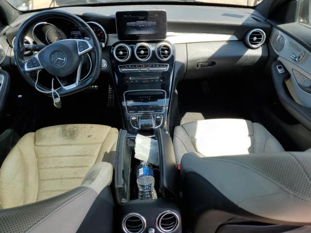 55SWF4KBXFU089972 - 2015 MERCEDES-BENZ C 300 4MATIC BLACK photo 8