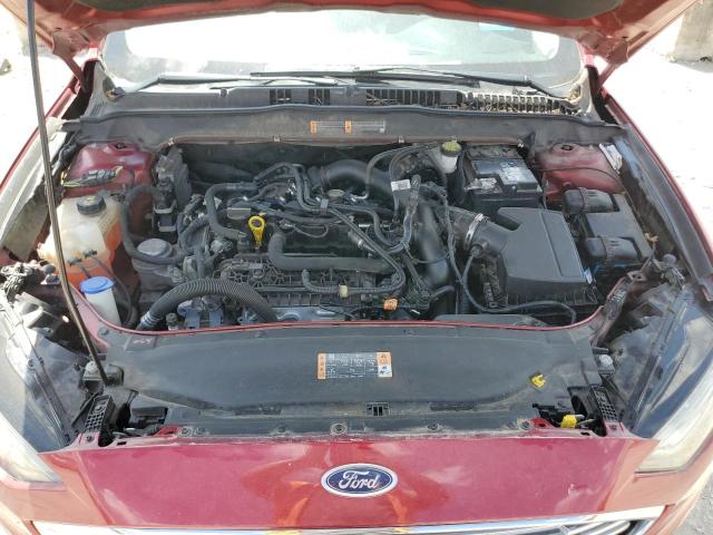 3FA6P0HD9JR231211 - 2018 FORD FUSION SE Қызыл фото 11