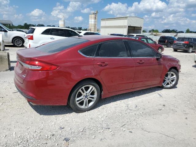 3FA6P0HD9JR231211 - 2018 FORD FUSION SE Қызыл фото 3