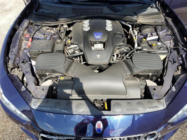 ZAM57RTA2G1183847 - 2016 MASERATI GHIBLI S BLUE photo 11