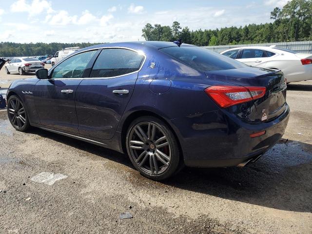 ZAM57RTA2G1183847 - 2016 MASERATI GHIBLI S BLUE photo 2