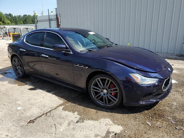 ZAM57RTA2G1183847 - 2016 MASERATI GHIBLI S BLUE photo 4