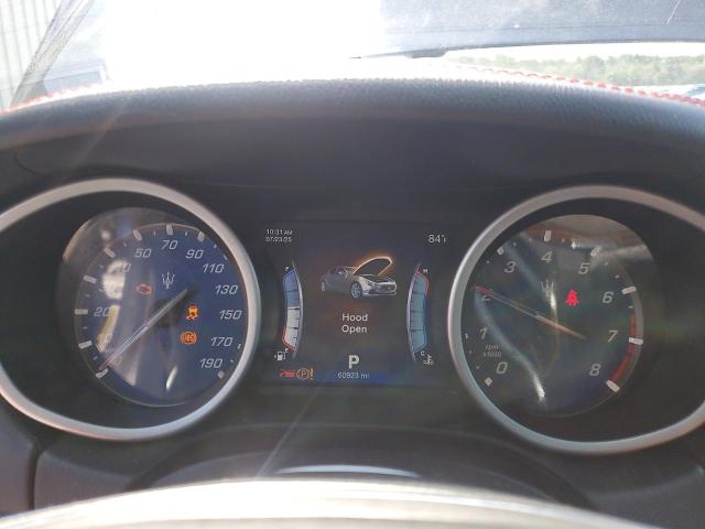 ZAM57RTA2G1183847 - 2016 MASERATI GHIBLI S BLUE photo 9