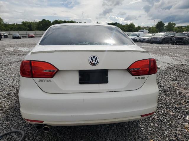 3VWDX7AJ7BM371621 - 2011 VOLKSWAGEN JETTA SE WHITE photo 6