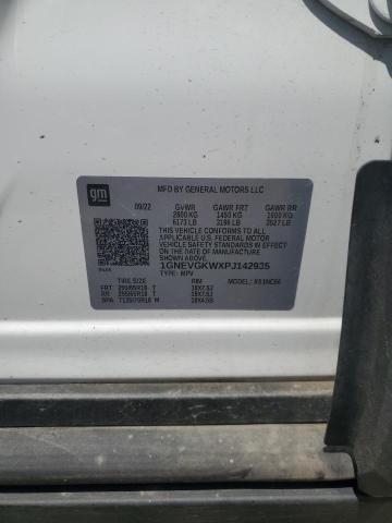 1GNEVGKWXPJ142935 - 2023 CHEVROLET TRAVERSE LT 白色 照片 13