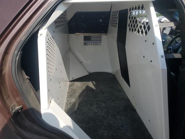 1FM5K8AR3EGA38327 - 2014 FORD EXPLORER POLICE INTERCEPTOR BROWN photo 11