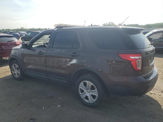 1FM5K8AR3EGA38327 - 2014 FORD EXPLORER POLICE INTERCEPTOR BROWN photo 2