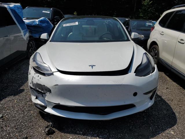 5YJ3E1EA2NF203647 - 2022 TESLA MODEL 3 WHITE photo 5