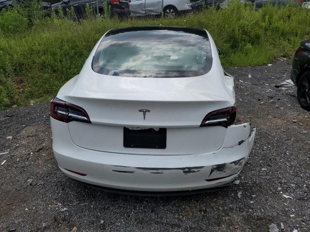 5YJ3E1EA2NF203647 - 2022 TESLA MODEL 3 WHITE photo 6