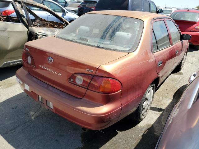 1NXBR12E22Z602712 - 2002 TOYOTA COROLLA CE ORANGE photo 3