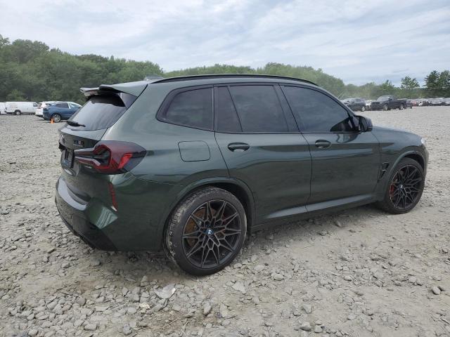 5YM13EC05N9K07854 - 2022 BMW X3 M GREEN photo 3