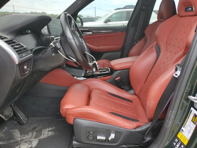 5YM13EC05N9K07854 - 2022 BMW X3 M GREEN photo 7