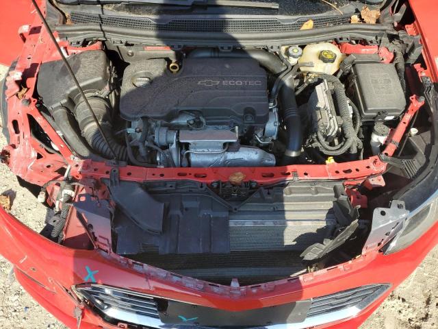 3G1BF6SM4JS589051 - 2018 CHEVROLET CRUZE PREMIER RED photo 11