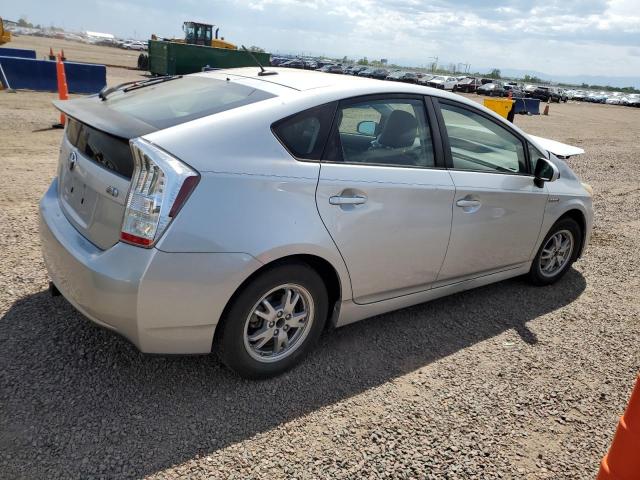 JTDKN3DU9A0054178 - 2010 TOYOTA PRIUS ვერცხლისფერი ფოტო 3