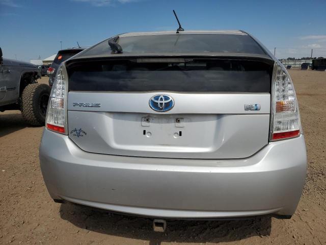 JTDKN3DU9A0054178 - 2010 TOYOTA PRIUS ვერცხლისფერი ფოტო 6