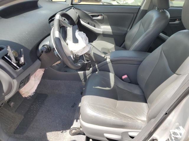 JTDKN3DU9A0054178 - 2010 TOYOTA PRIUS ვერცხლისფერი ფოტო 7
