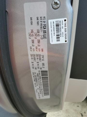 2C4RC1BG9KR625178 - 2019 CHRYSLER PACIFICA TOURING L Gümüş foto 14