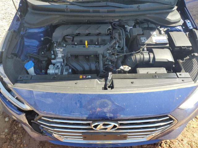 3KPC24A64LE111244 - 2020 HYUNDAI ACCENT SE BLUE photo 11