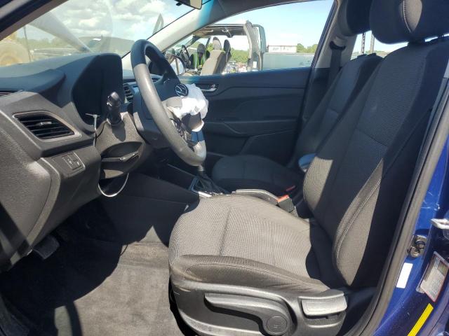 3KPC24A64LE111244 - 2020 HYUNDAI ACCENT SE BLUE photo 7