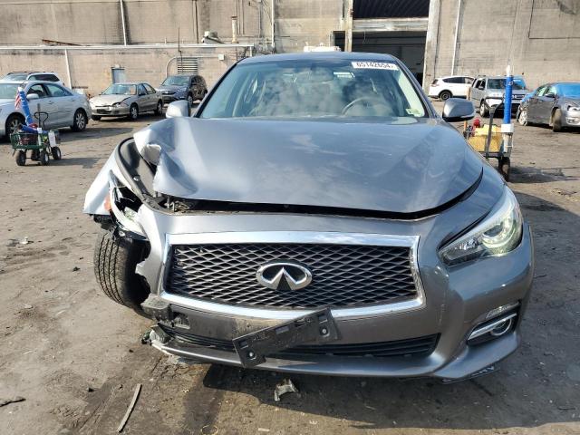 JN1EV7AR6GM340711 - 2016 INFINITI Q50 PREMIUM GRAY photo 5