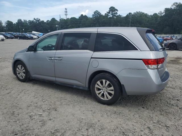 5FNRL5H60HB017656 - 2017 HONDA ODYSSEY EXL SILVER photo 2