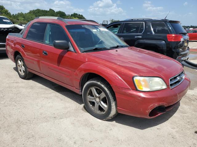 4S4BT62C857107589 - 2005 SUBARU BAJA SPORT RED photo 4