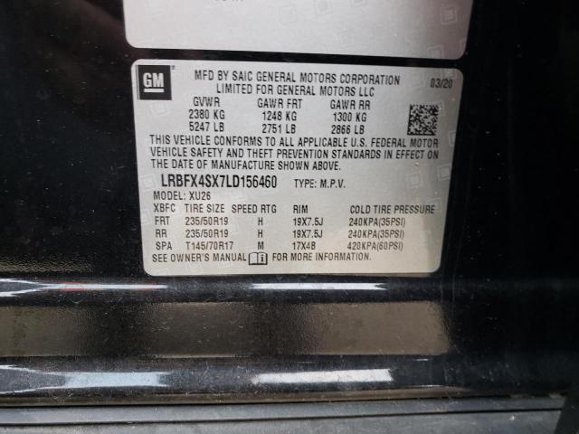 LRBFX4SX7LD156460 - 2020 BUICK ENVISION PREMIUM II BLACK photo 14